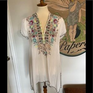 Johnny Was tunic top